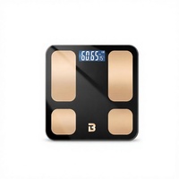 Balance connectée intelligente avec logo personnalisé, rechargeable, pour la mesure de la graisse corporelle, étiquette privée, balance de salle de bain numérique fine, synchronisation avec l'application