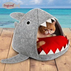 Cat cat bed cave design shark dog house - Product Image 2