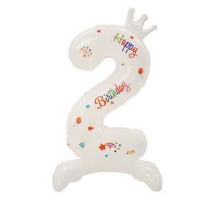 Palloncini a Forma di Numero in Foil da 32 Pollici, Rosa e Blu, per Decorazioni di <span class=keywords><strong>Compleanno</strong></span>, San Valentino, Natale e Accessori Fotografici - Product Image 6