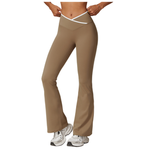 Vêtements de sport de yoga de nouvelle conception 2025 pour femmes à la mode, pantalon de fitness à compression élevée, entraînement actif, contrôle du ventre - Product Image 3