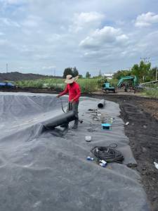 Géomembranes en HDPE pour bassin à poissons 20 millésimes gris Prix - Product Image 4