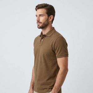 Camisa Casual de Negocios de Manga Corta para Hombre, Tejida, Transpirable, de Nailon y Spandex, Teñida en Color Liso, 200g, Directo de Fábrica, OEM - Product Image 5