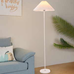 Lampada da Terra ad Angolo in Tessuto Plissettato Stile Americano Semplice e Lussuoso <span class=keywords><strong>per</strong></span> Soggiorno e Camera da Letto - Product Image 4