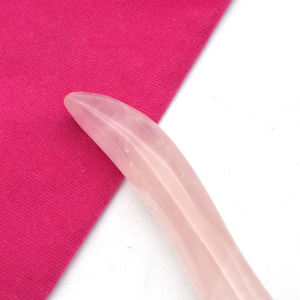 Varitas curativas de Yoni de cristal de cuarzo rosa, varitas de masaje de Yoni de piedra Natural, consoladores de cristal Yoni <span class=keywords><strong>Sexy</strong></span> para mujer - Product Image 3