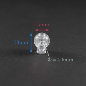 Hebilla de cuerda de Material de PC de sujeción rápida, bloqueo de orbes de sombra romana para postes de cortina rápidos, pistas y accesorios - Product Image 3