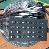 Câble Audio 8/12/16/24/28/32 Canaux 30 Mètres avec Connecteur XLR Veste PVC Câble de Scène Multi-Core en Stock