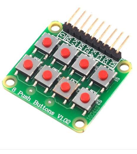 2x4 Keypad 4x2 Keypad 8 Push Buttons V1.00 Key Board Matrix Keyboard Button AVR PIC 2*4 Module AVR PIC NEW