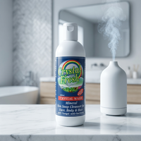 CRYSTAL WASH Sabun Cair Kimia 250ml Terlaris di Thailand (CW-250) Pencegah Rambut Rontok Unisex Dewasa