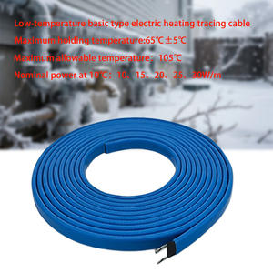 สายเคเบิลความร้อนจำกัดตัวเอง220V ,20W สำหรับป้องกันท่อแช่แข็งหลังคาหิมะละลายและรางน้ำ - Product Image 5