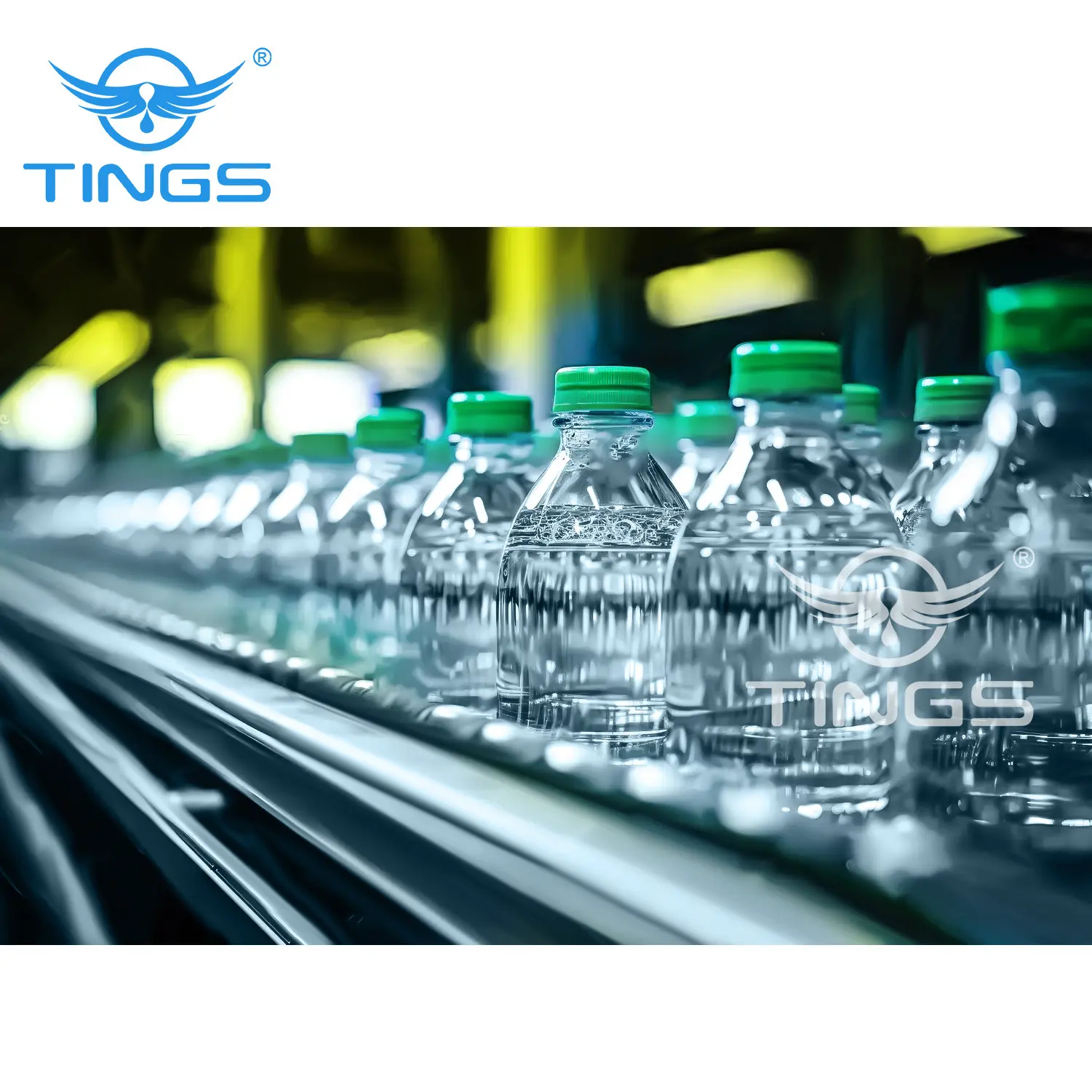 Mineral water bottling line equipment for the small bottle water production plant