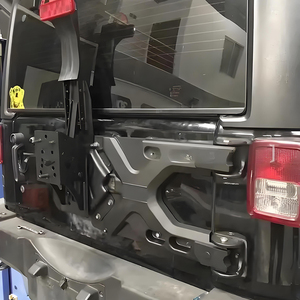 Kit di supporto per pneumatici per 2007 2017 Wrangler Jk illimitata per carichi pesanti porta ruote di scorta Rack montaggio trasferimento - Product Image 6