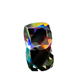 Veelvlak Opticlal Glazen Prisma 20Mm Rainbow Optische Glazen Multi-Facet Helder Licht Combineren Natuurkunde Onderwijs Nieuwe