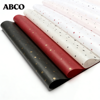 Papier de soie personnalisé avec estampage à chaud pour l'emballage de vêtements, de fleurs, de cadeaux et de bouquets