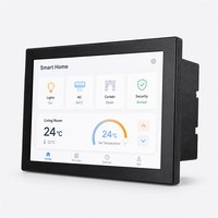 7 Zoll Android 15 Wandmontiertes Tablet RK3566 PoE Touchscreen WLAN RS485 für Smart Home BMS HVAC Raumbuchung NFC Zugangskontrolle