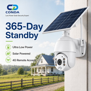 Cámara <span class=keywords><strong>de</strong></span> Seguridad PTZ <span class=keywords><strong>con</strong></span> Energía Solar Tuya S10 <span class=keywords><strong>de</strong></span> 6MP, <span class=keywords><strong>con</strong></span> Visión Nocturna, Audio Bidireccional, Alarma Integrada, Tarjeta SD y 4G/WiFi IP66 - Product Image 1