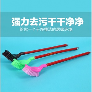 Vente directe d'usine de brosses de toilette en bois à tête carrée, brosses de toilette à long manche et poils de haute qualité. - Product Image 4