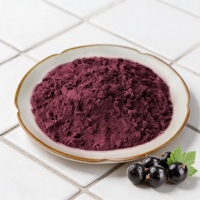 Fabrieksdirect voedingsmiddelenkwaliteit 100% puur zwarte bessen extract poeder, kruidenextract voor dranken en desserts.