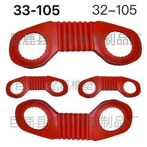 Indicateur de desserrage d'écrous à double anneau 32 mm en PVC rouge pour camions, bus et autocars - Product Image 4