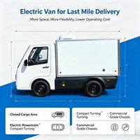 Mini-fourgonnette électrique réfrigérée au lithium EEC L7e EV, autonomie de 201-300 km, camion de fret à 4 roues pour la livraison de produits frais et réfrigérés en milieu communautaire