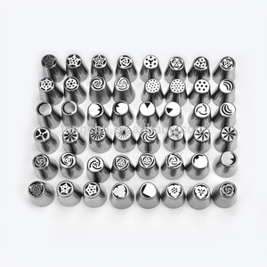 Boquillas de Metal para Decoración de Pasteles de Acero Inoxidable, Boquillas Rusas para Glaseado, Puntas para Decoración de Pasteles, Puntas para Glaseado - Product Image 1