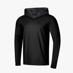 Sweat-shirt de sport ajusté pour homme de haute qualité, vêtements de golf personnalisés, broderie unie, anti-rétrécissement, pull décontracté pour le printemps - Product Image 1