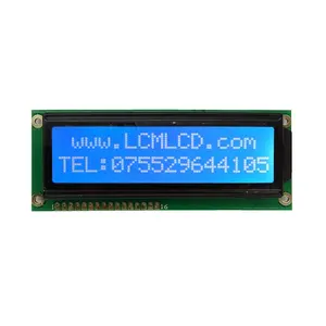 Módulo TCC 1602J personalizado, 16 pinos, 8 bits, tela de interface paralela, tela de caracteres LCD 1602, 16x2