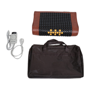 Almohada de Masaje Tailandesa Shiatsu <span class=keywords><strong>para</strong></span> Cuello, Hombros y Cabeza con Turmalina, Iones Negativos, Calor Infrarrojo y <span class=keywords><strong>Fisioterapia</strong></span> de 30-70°C <span class=keywords><strong>para</strong></span> Uso Doméstico - Product Image 1