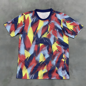 Camisetas de Fútbol de Verano 25/25, Conjunto de Entrenamiento Personalizado de Manga Corta, Cuello Redondo, Unisex, Transpirable, Poliéster de Secado Rápido - Product Image 1