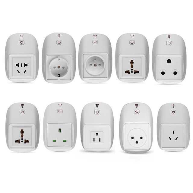 Hot Sell Multi Function Smart Power 10A Universal Socket Plug Enclosures White Power Socket