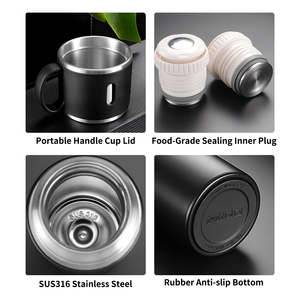 <b>Insulated</b> Water Bottle Travel Coffee Mug Stainless Steel Vacuum Flask Coffee <b>Cups</b> Water Flask for Hot and Cold Drinks - Product Image 2