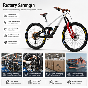 Bicicleta de Montaña Profesional de Fibra de Carbono para Descenso con Suspensión Completa, Horquilla Rockshox, Neumáticos DH, Frenos Hidráulicos TRP, Todoterreno - Product Image 5