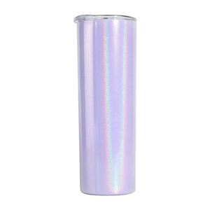 Vaso Térmico Delgado de 20oz con Acabado Diamantado, Aislamiento al Vacío, Acero Inoxidable, para Coche, Sublimación, Personalizable, en Blanco - Product Image 4