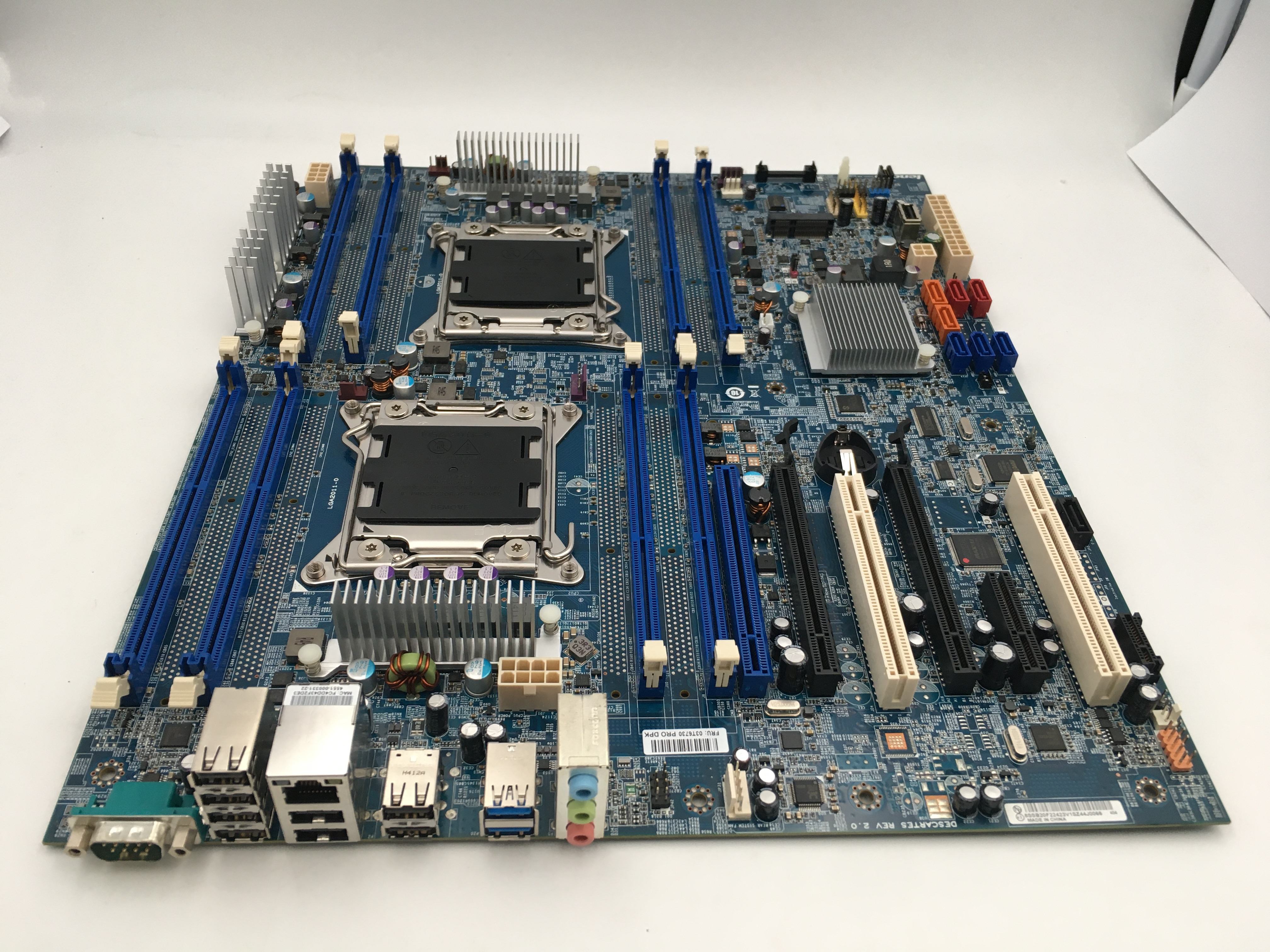 Original Lenovo ThinkStation C30 Motherboard C602 Dual X79