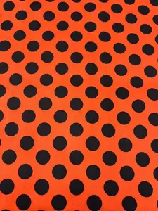Newly Arrived Multicolor Tropics Light And Thin Regular Round Polka Dot Print 100% Cotton Woven Clothing Fabric