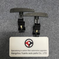 Pour Porsche GT3 RS 991.2 palettes de changement de vitesse magnétiques en Fiber de carbone véritable volant manette de vitesse étendue choix de palette remplacement