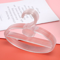 14/17/22cm Oval Scarf Shawl Tie Holder Circle Shape Coat Hanger Clothes Display Slots Holder Organizer Space Saving