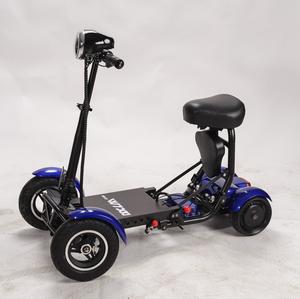 Vélo électrique debout avec <span class=keywords><strong>porte</strong></span>-sac de <span class=keywords><strong>golf</strong></span>, chariot de <span class=keywords><strong>golf</strong></span> à 4 roues, scooter de mobilité - Product Image 4