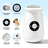 Appareil électrique rechargeable et portable pour éliminer les callosités des pieds, étanche, avec tête de ponçage au sable de quartz, pour talons fendillés et soins à domicile