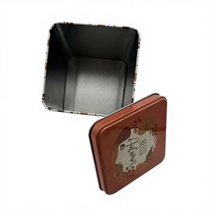 Hongli HL-0010 Factory Custom Tinplate Canister Storage Container Rectangular Metal Box Packaging Glossy Finish Luxury Tea <strong>Can</strong> - Product Image 2