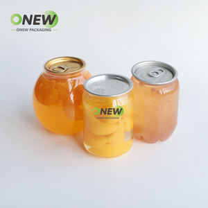 Bevanda personalizzata trasparente per bevande in plastica trasparente Soda può bottiglie di succo per animali domestici lattine a forma di palla - Product Image 1