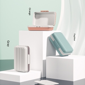 Jabonera de Baño al por Mayor con Tapa, Caja de Plástico para el Hogar que Mantiene Seco, Esenciales de Viaje - Product Image 4