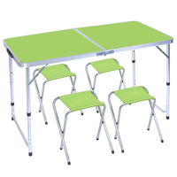 Table et chaises de pique-nique de Camping en aluminium pliantes portables
