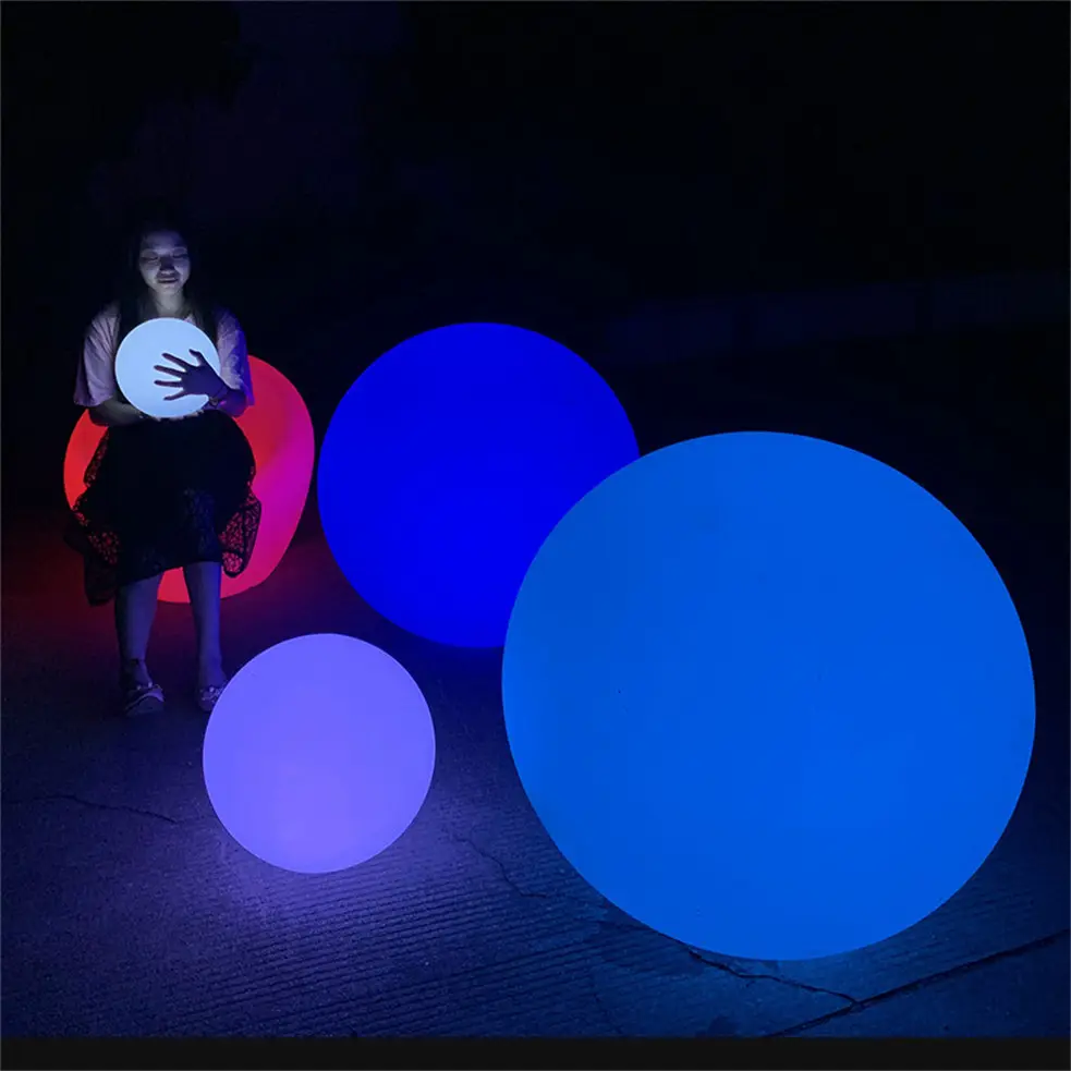 LED Schwimm Ball Beleuchtung 50cm führte kugel/leuchtende kugel solar licht garten glowing bälle outdoor