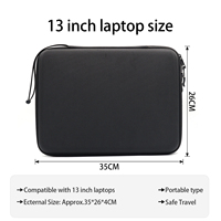 Funda para Tablet de Gran Capacidad, Antirrobo, Duradera, Portátil, de Oxford, con Correa de Mano, para Tablet de 13 Pulgadas, Acolchada y Resistente a Impactos