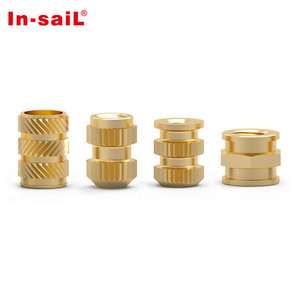 DIN 16903, đóng đồng thau ren chèn hạt với đĩa cho nhựa moldings - Product Image 2