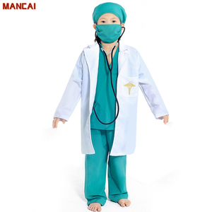 Großhandel Kinder chirurg Kleid Profession elle Halloween Rollenspiel Kinder Karriere Tag Outfits Doktor Krankens ch wester Kostüm Kinder 6 Stück Set - Product Image 5