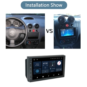 Autoradio Android 7 pouces avec lecteur DVD pour Chevrolet Aveo U-<span class=keywords><strong>VA</strong></span> 2004 2005 2006 2007 2008 2009 2010 2011, navigation GPS Wifi avec <span class=keywords><strong>W</strong></span> - Product Image 2