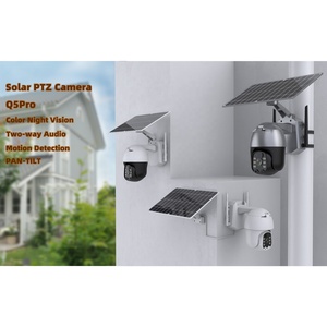 Camknite năng lượng mặt trời không dây PTZ trong nhà/ngoài trời máy ảnh tầm nhìn ban đêm CMOS cảm biến micro lưu trữ thẻ Wifi/4G mạng <span class=keywords><strong>IP</strong></span> đám mây dữ liệu - Product Image 3