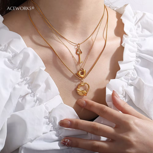 Abalorios de iconos de doble cara con elementos dorados eternos para niños, para fabricación de joyas DIY, de acero inoxidable chapado en oro PVD de 18K, temática marítima - Product Image 4