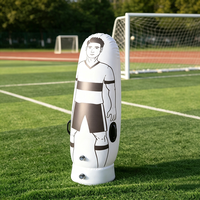 Mannequin d'entraînement de football gonflable professionnel de qualité supérieure pour coups francs, taille 1,25 m, idéal pour la pratique - Vente en gros usine